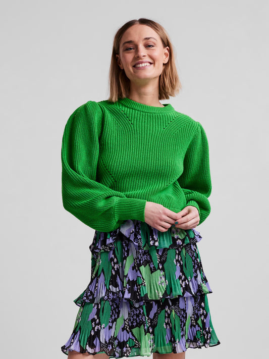 YASMATELLO LS KNIT PULLOVER S. Neule