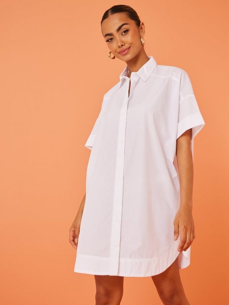 PCALLU SS OVERSIZED SHIRT Paita