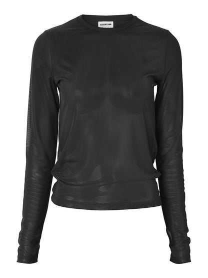 NMJUDITH L/S MESH TOP BG NOOS Pusero