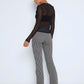 NMJUDITH L/S MESH TOP BG NOOS Pusero