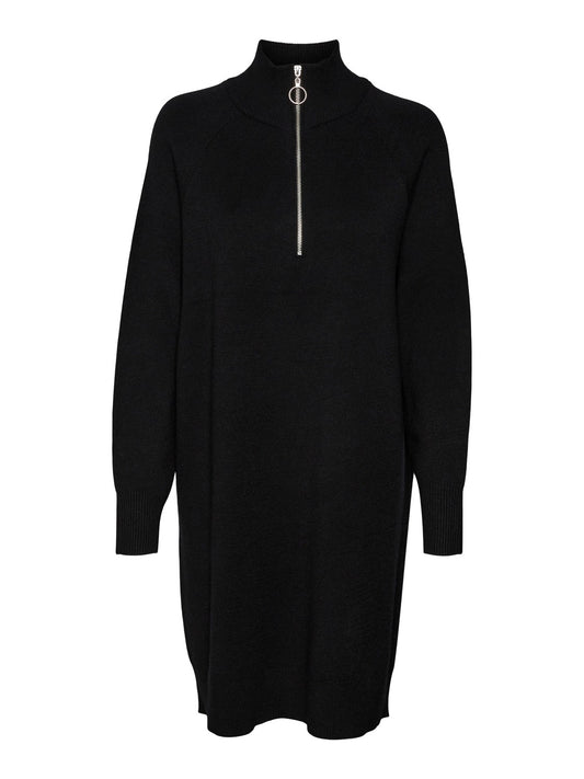 VMGOLDNEEDLE LS SHORT HIGHNECK DRESS Neulemekko