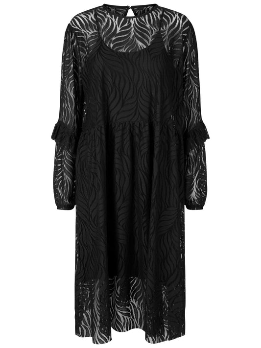 YASLUCIANNA LS LONG LACE DRESS Mekko